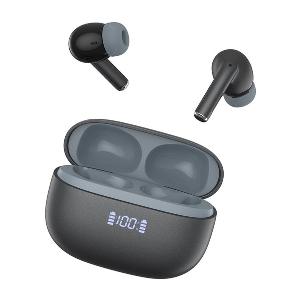 Auriculares inalámbricos Bluetooth 5.0, Dual ios y Android, TWS962, color negro