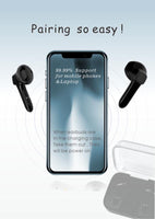 Auriculares inalámbricos Bluetooth 5.0, Dual Iphone y Android, Mod.D1376, color negro